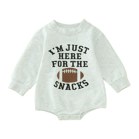 Soft Bodysuit For Kids Baby Unisex Cotton Print Autumn Football Long Sleeve Romper Bodysuit Sweatshirt Clothes
Soft Bodysuit For Kids Baby Unisex Cotton Print Autumn Football Long Sleeve Romper Bodysuit Sweatshirt Clothes