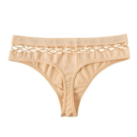 Elaydool Womens Hollow Out Thong High Waist Panties Female Comfort Breathable Solid Color Underwear
Elaydool Womens Hollow Out Thong High Waist Panties Female Comfort Breathable Solid Color Underwear