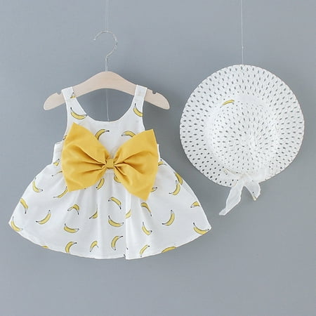 DENGDENG Infant Baby Toddler Child Children Kids Clothes Short Sleeve Dress Sun Hat Set 2 Pieces Summer Clothes Set
DENGDENG Infant Baby Toddler Child Children Kids Clothes Short Sleeve Dress Sun Hat Set 2 Pieces Summer Clothes Set