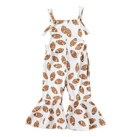 Peyakidsaa Toddler Baby Girls Strap Jumpsuit Sleeveless Backless Football Print Romper
Peyakidsaa Toddler Baby Girls Strap Jumpsuit Sleeveless Backless Football Print Romper