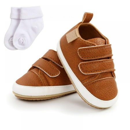 Newborn Boy And Girl Baby Walker Baby Soft-Soled Non-Slip Toddler Leisure Buckle Belt Shoes + Socks
Newborn Boy And Girl Baby Walker Baby Soft-Soled Non-Slip Toddler Leisure Buckle Belt Shoes + Socks