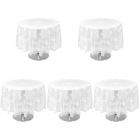 TINKSKY 5pcs Christmas Snowflake and Elk Pattern Round Table Cloth Xmas Themed Tablecloth
TINKSKY 5pcs Christmas Snowflake and Elk Pattern Round Table Cloth Xmas Themed Tablecloth