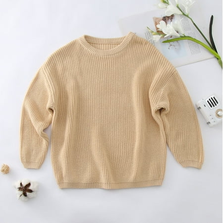 Toddler Baby Girl Boy Knit Sweater Blouse Pullover Sweatshirt Warm Crewneck Long Sleeve Tops Fall Winter Clothes
Toddler Baby Girl Boy Knit Sweater Blouse Pullover Sweatshirt Warm Crewneck Long Sleeve Tops Fall Winter Clothes