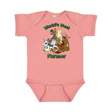Inktastic World s Best Farmer with Happy Farm Animals Gift Baby Boy or Baby Girl Bodysuit
Inktastic World s Best Farmer with Happy Farm Animals Gift Baby Boy or Baby Girl Bodysuit