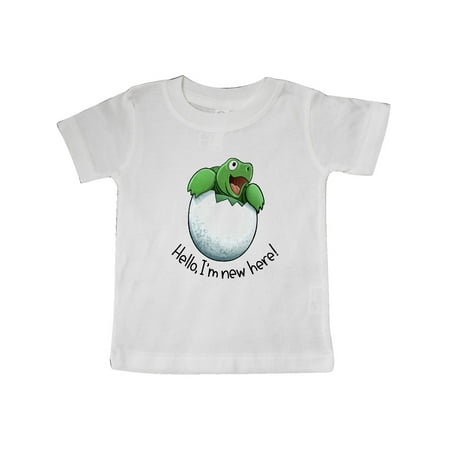 Inktastic Hello I m New Here Cute Baby Turtle Gift Baby Boy or Baby Girl T-Shirt
Inktastic Hello I m New Here Cute Baby Turtle Gift Baby Boy or Baby Girl T-Shirt