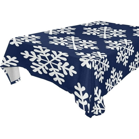 Hyjoy Christmas Snowflake Tablecloth Waterproof Washable Polyester Square Table Cover Durable Tablecloth for Kitchen Dining Table Party Decor (60 X 60 Inch)
Hyjoy Christmas Snowflake Tablecloth Waterproof Washable Polyester Square Table Cover Durable Tablecloth for Kitchen Dining Table Party Decor (60 X 60 Inch)