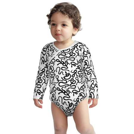 Fotbe Hand Drawn Snake Pattern Unisex-baby Long-sleeve Bodysuit Long Sleeve Bodysuits One-piece 100% Organic Cotton for Infant Baby Boys Unisex-2 Years
Fotbe Hand Drawn Snake Pattern Unisex-baby Long-sleeve Bodysuit Long Sleeve Bodysuits One-piece 100% Organic Cotton for Infant Baby Boys Unisex-2 Years