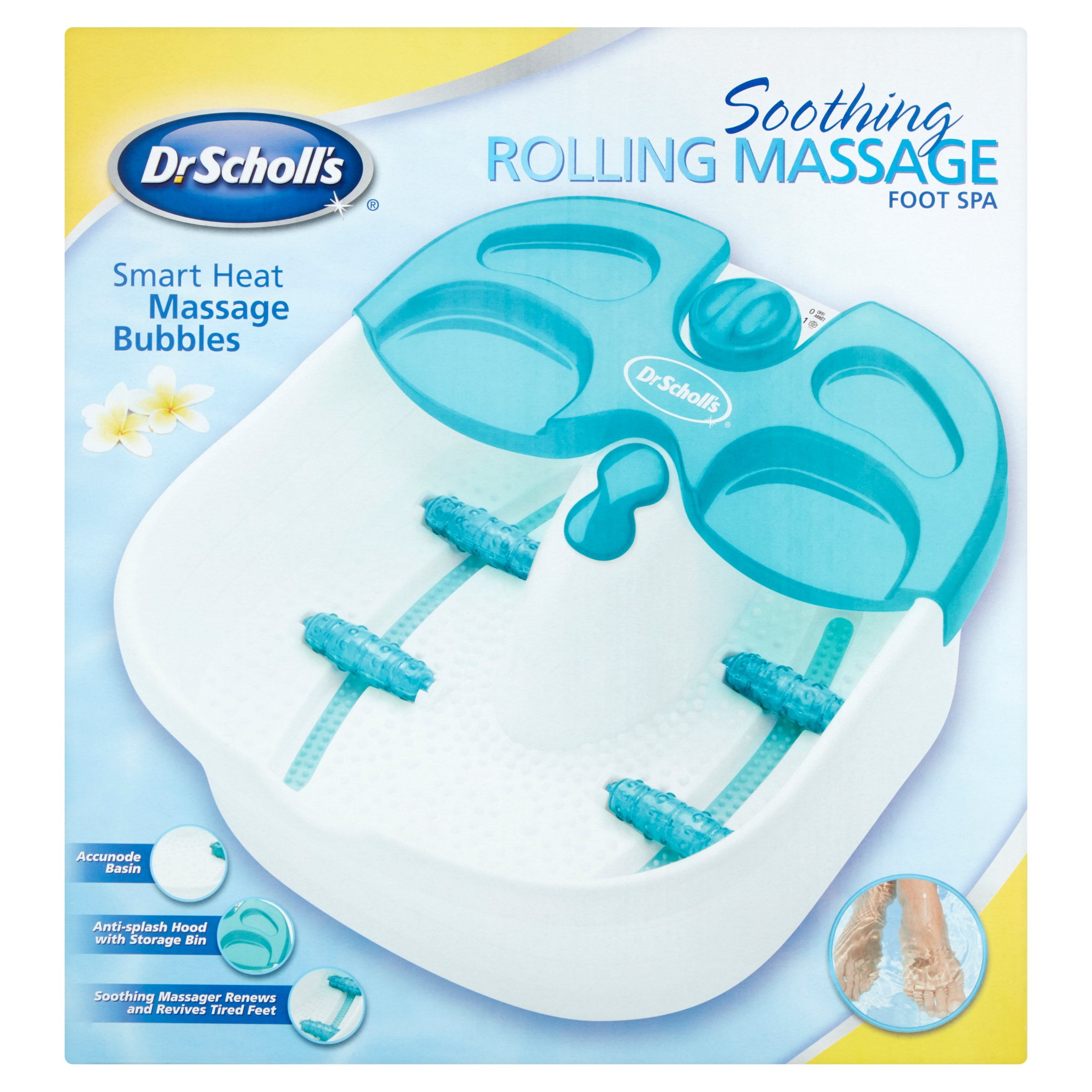 Dr Scholl S Soothing Rolling Massage Foot Spa Ea Walmart