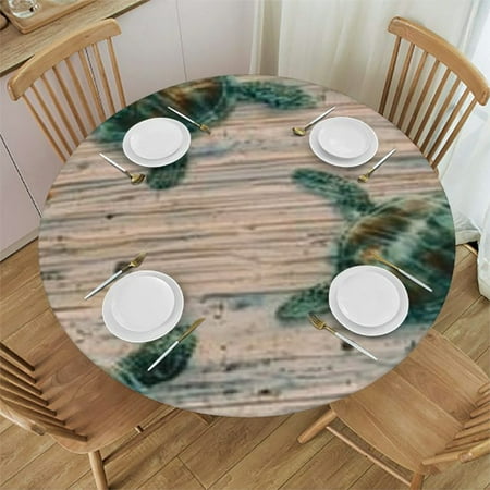 Sheronv Sea Turtles Starfish Beach Round Tablecloth - Stain-Resistant & Washable - Ideal for Indoor and Outdoor Use - 100% Polyester Waterproof Table Cover 54 -58
Sheronv Sea Turtles Starfish Beach Round Tablecloth - Stain-Resistant & Washable - Ideal for Indoor and Outdoor Use - 100% Polyester Waterproof Table Cover 54 -58