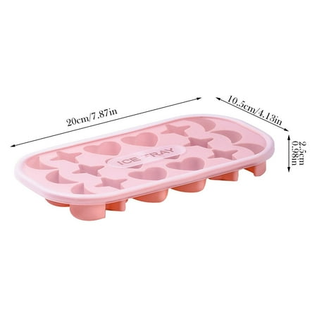 Flexible Silicone Ice 18 Ice Molds For Freezer Easy Release Stackable Ice Trays For Cocktail Silica gel Pink
Flexible Silicone Ice 18 Ice Molds For Freezer Easy Release Stackable Ice Trays For Cocktail Silica gel Pink