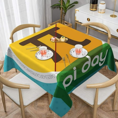 Funny Pi Day Spiral Pi Math 3.14 Square Tablecloth Washable Table Cloth Decorative Table Cover for Wedding Party Dining Festival 60 x60
Funny Pi Day Spiral Pi Math 3.14 Square Tablecloth Washable Table Cloth Decorative Table Cover for Wedding Party Dining Festival 60 x60