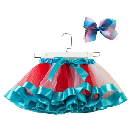 

Cathalem 3 Month Baby Girl Skirt+Bow Baby Kids Set Girls Party Toddler Hairpin Dance Ballet Girls Posh Blanket Childrenscostume Blue 7 Years