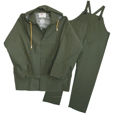Boss Gloves 3-Piece Green Lined Rain Suits