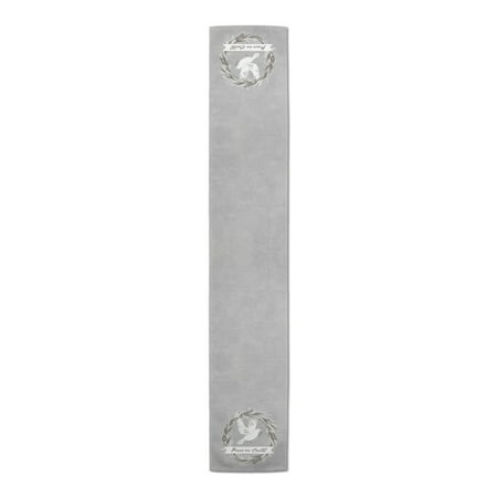 Creative Products Peace on Earth Dove 16x72 Poly Twill Table Runner