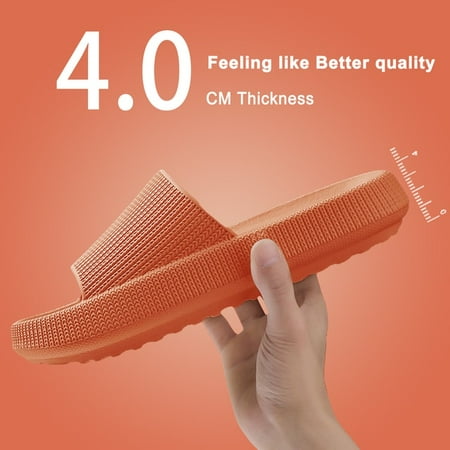 QWZNDZGR Women Thick Platform Cloud Slippers Summer Beach EVA Soft Sole Slides Sandals Leisure Men Ladies Indoor Bathroom Anti-Slip Shoes
QWZNDZGR Women Thick Platform Cloud Slippers Summer Beach EVA Soft Sole Slides Sandals Leisure Men Ladies Indoor Bathroom Anti-Slip Shoes