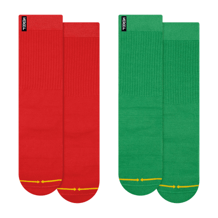 REPREVE® Christmas Crew Socks 2-Pack