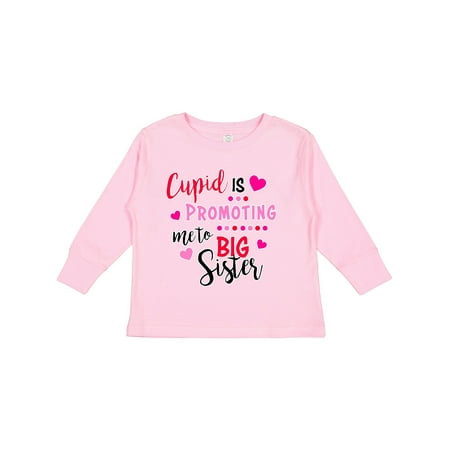 Inktastic Cupid is Promoting Me to Big Sister Gift Toddler Toddler Girl Long Sleeve T-Shirt
Inktastic Cupid is Promoting Me to Big Sister Gift Toddler Toddler Girl Long Sleeve T-Shirt