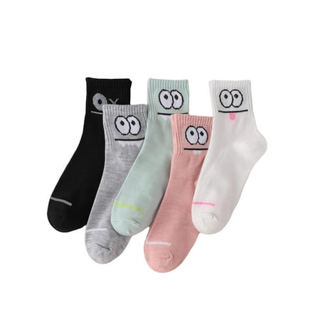 SHENHE Women s 5 Pairs Graphic Letter Print Athletic Running Mid Calf Crew Socks Cartoon Multicolor One Size
SHENHE Women s 5 Pairs Graphic Letter Print Athletic Running Mid Calf Crew Socks Cartoon Multicolor One Size