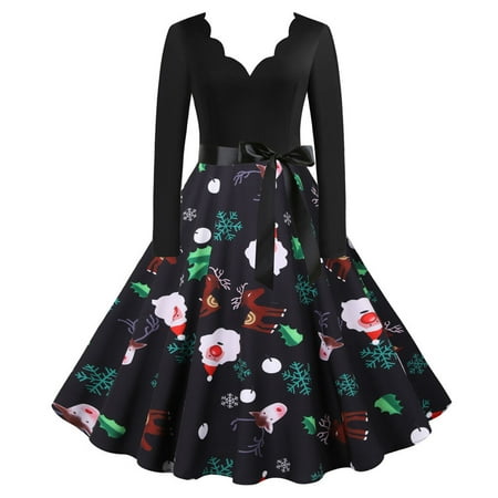 Ozmmyan Dresses for Women 2022 Long Sleeve Christmas Corset Dress for Christmas Party Round Neck Christmas Pattern Decoration Christmas Essential Dress Gift on Clearance
Ozmmyan Dresses for Women 2022 Long Sleeve Christmas Corset Dress for Christmas Party Round Neck Christmas Pattern Decoration Christmas Essential Dress Gift on Clearance
