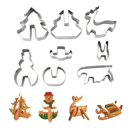 8pcs/set Christmas Day Stainless Steel DIY Biscuit Mould 3D Pastry Cookie Cutters Cake Tools
8pcs/set Christmas Day Stainless Steel DIY Biscuit Mould 3D Pastry Cookie Cutters Cake Tools