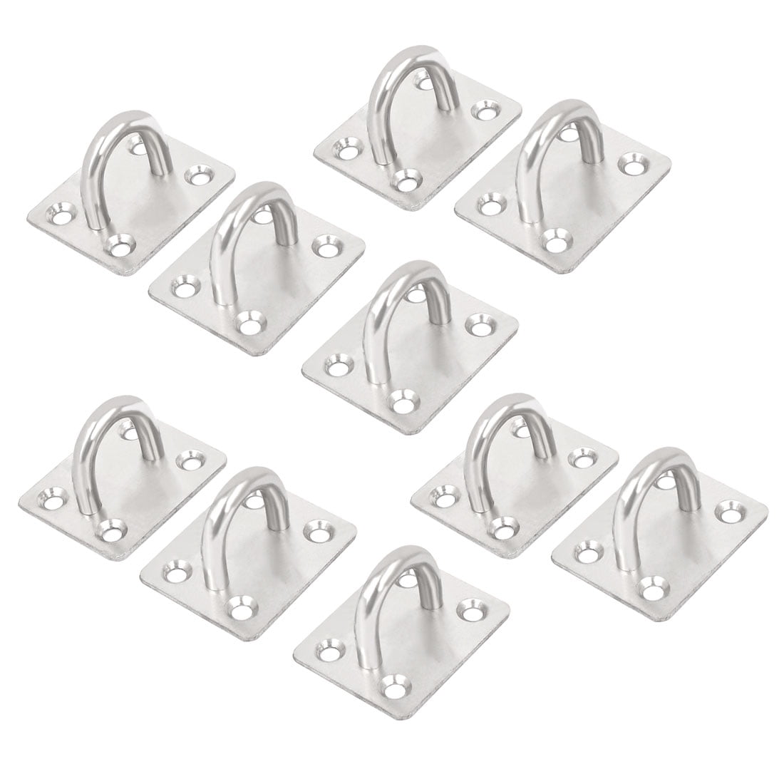 46mmx37mmx30mm Metal U Shaped Fan Light Fixture Ceiling Mounted Hook 10pcs