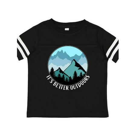 Inktastic It s Better Outdoors Mountains in Blue Gift Toddler Boy or Toddler Girl T-Shirt
Inktastic It s Better Outdoors Mountains in Blue Gift Toddler Boy or Toddler Girl T-Shirt