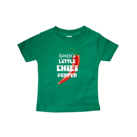 Inktastic Auntie s Little Chili Pepper Gift Baby Boy or Baby Girl T-Shirt
