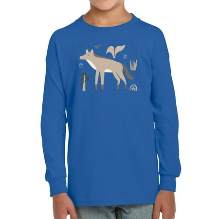 Hyena Illustration Long Sleeve Toddler -Image by Shutterstock 5 Toddler