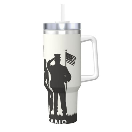 Goofa Veterans Day Print 40oz Ice Bully With Handle And Straw Stainless Steel Vacuum Insulated Cup And 2 In 1 Straw Lid
Goofa Veterans Day Print 40oz Ice Bully With Handle And Straw Stainless Steel Vacuum Insulated Cup And 2 In 1 Straw Lid