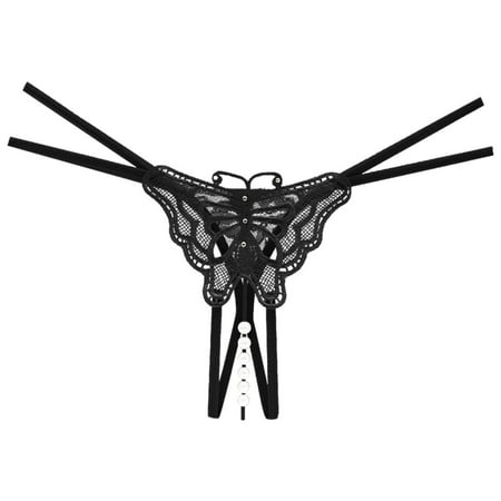 Tosmy Womens Underwear Women Embroidered Hollow Butterfly Low Waist Underpants Open Cut Pearl Massage Thong Panties For Women
Tosmy Womens Underwear Women Embroidered Hollow Butterfly Low Waist Underpants Open Cut Pearl Massage Thong Panties For Women