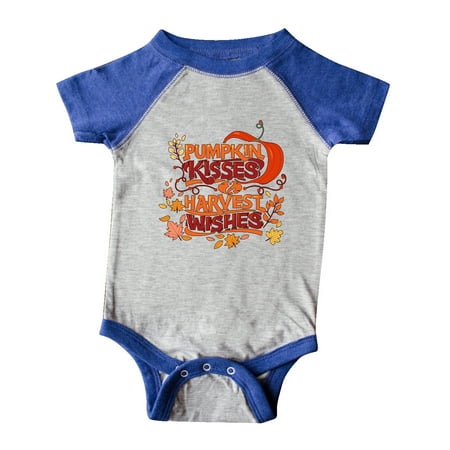 Inktastic Pumpkin Kisses Gift Baby Boy or Baby Girl Bodysuit