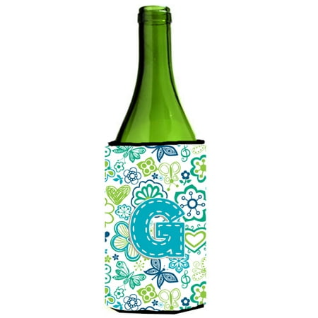 Caroline s Treasures CJ2006-GLITERK Letter G Flowers and Butterflies Teal Blue Wine Bottle Hugger Wine Bottle multicolor
Caroline s Treasures CJ2006-GLITERK Letter G Flowers and Butterflies Teal Blue Wine Bottle Hugger Wine Bottle multicolor
