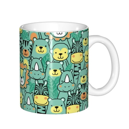 Yiaed Animals with Leaf Print Ceramics Coffee Large Handle Design Extra Large Tea and Coffee Cup for Office and Home Mugs
Yiaed Animals with Leaf Print Ceramics Coffee Large Handle Design Extra Large Tea and Coffee Cup for Office and Home Mugs
