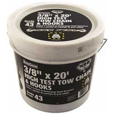 Tow Chain Grade 43 Zinc 3/8 In. X 20 Ft.