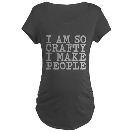 CafePress - CRAFTY Maternity T Shirt - Maternity Dark T-Shirt