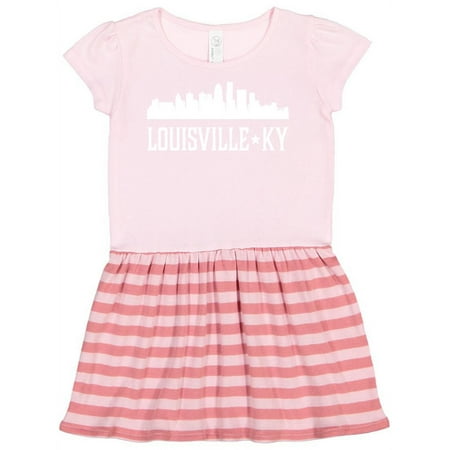 Inktastic Louisville Kentucky Skyline KY Cities Gift Toddler Girl Dress