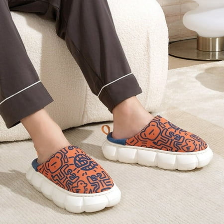 PIKADINGNIS Fashion Graffiti Thick Bottom Plush for Warmth Women Slippers Home Winter Soft Comfortable Non-Slip Men Leisure Couple Slippers
PIKADINGNIS Fashion Graffiti Thick Bottom Plush for Warmth Women Slippers Home Winter Soft Comfortable Non-Slip Men Leisure Couple Slippers