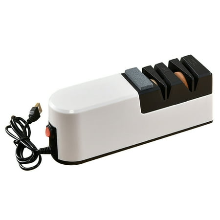 USB Fast Electric Knife Sharpener Automatic Adjustable Sharpener 3 Stages for Knives Scissors Household Sharpener
USB Fast Electric Knife Sharpener Automatic Adjustable Sharpener 3 Stages for Knives Scissors Household Sharpener