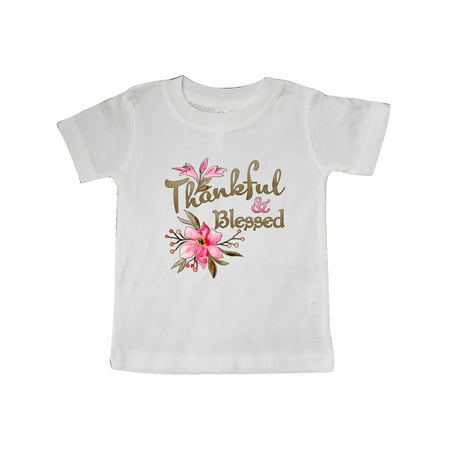 Inktastic Thankful and Blessed Inspirational Saying with Pink Flowers Gift Baby Boy or Baby Girl T-Shirt
Inktastic Thankful and Blessed Inspirational Saying with Pink Flowers Gift Baby Boy or Baby Girl T-Shirt