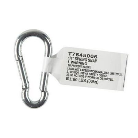 2Pc Campbell Chain Zinc-Plated Steel Spring Snap 80 lb. 2 in. L (Pack of 10)