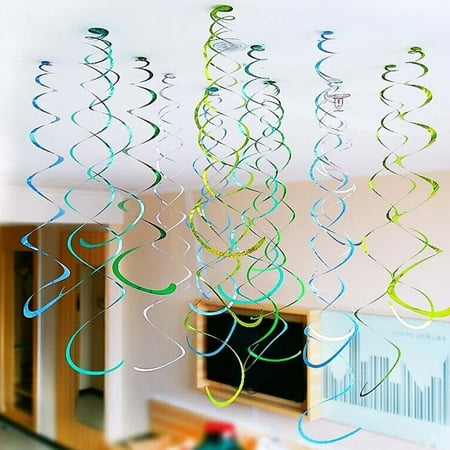 30x Iridescent Color Swirl Hanging Decoration baby shower wedding birthday party
30x Iridescent Color Swirl Hanging Decoration baby shower wedding birthday party