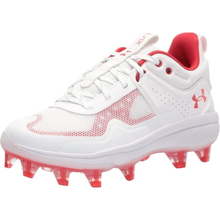 Under Armour Womens Glyde Mt TPU Softball Shoe 9 White 103/White