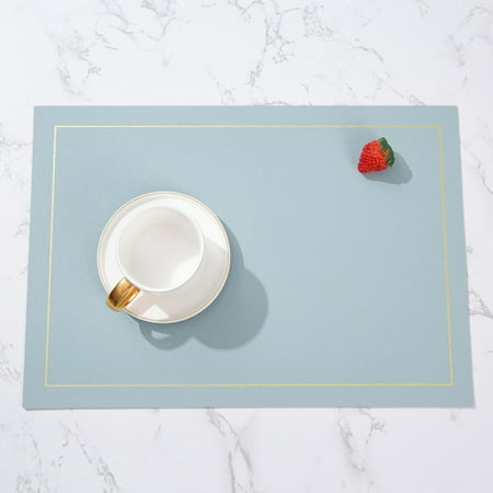 Clearance!Lssam Placemats Placemats Set Of 6 Square Solid Color Leather Western Placemat Oil Proof High Temperature Household Non Slip Table Mat
Clearance!Lssam Placemats Placemats Set Of 6 Square Solid Color Leather Western Placemat Oil Proof High Temperature Household Non Slip Table Mat