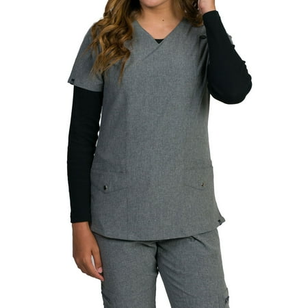 Medgear Irelynn v 2.0 Women s 4-pocket Flap Pockets Top in 4-way Stretch