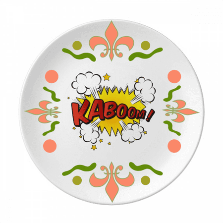 Boom Exclamation Dialog Art Deco Fashion Flower Ceramics Plate Tableware Dinner Dish
Boom Exclamation Dialog Art Deco Fashion Flower Ceramics Plate Tableware Dinner Dish