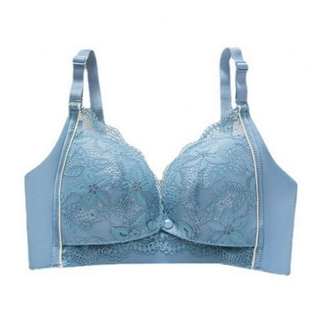Xmarks Women s Nylon Nursing Bra Support Wireless Breastfeeding Maternity Bras Blue 38BC
Xmarks Women s Nylon Nursing Bra Support Wireless Breastfeeding Maternity Bras Blue 38BC