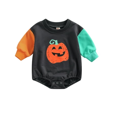 Newborn Baby Girl Boy Clothes Pumpkin Romper Sweatshirt Onesie Long Sleeve Bubble Jumpsuit Halloween Outfit
Newborn Baby Girl Boy Clothes Pumpkin Romper Sweatshirt Onesie Long Sleeve Bubble Jumpsuit Halloween Outfit