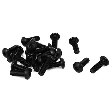 Unique Bargains #8-32 x 1/2 UNC 10.9 Alloy Steel Hex Socket Button Head Screws Black 20 Pcs
Unique Bargains #8-32 x 1/2 UNC 10.9 Alloy Steel Hex Socket Button Head Screws Black 20 Pcs