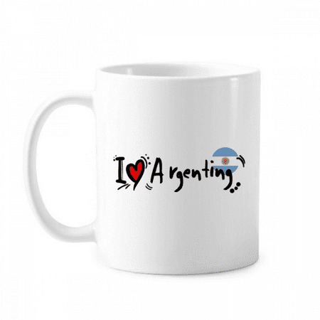 I Love Argenting Word Flag Love Heart Illustration Mug Pottery Cerac Coffee Porcelain Cup Tableware
I Love Argenting Word Flag Love Heart Illustration Mug Pottery Cerac Coffee Porcelain Cup Tableware