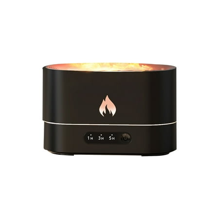 USB Essential Oil Diffuser Cool Mist Humidifier with Flame Lamp 3 Light Modes for Home Office
USB Essential Oil Diffuser Cool Mist Humidifier with Flame Lamp 3 Light Modes for Home Office